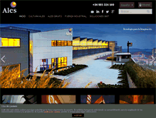 Tablet Screenshot of alesgrupo.com